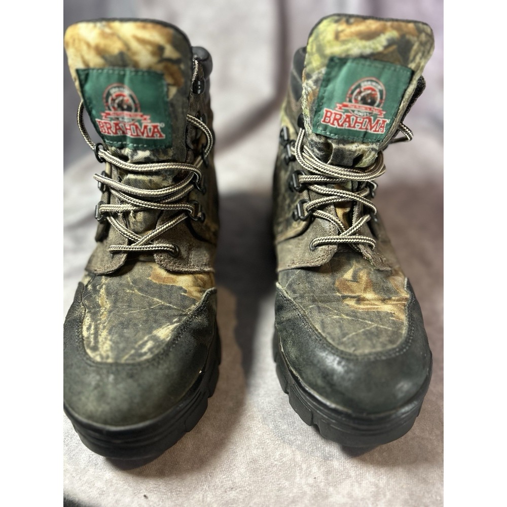 Brahma Gobbler Camo Hunting Boots Womens 7.5 Waterproof Leather Outdoor Hiking